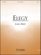 Elegy Organ sheet music cover